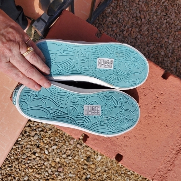 Blowfish Malibu Earth Torta Steel Gray Sz. 8 Ankle Sneaker - Picture 8 of 12